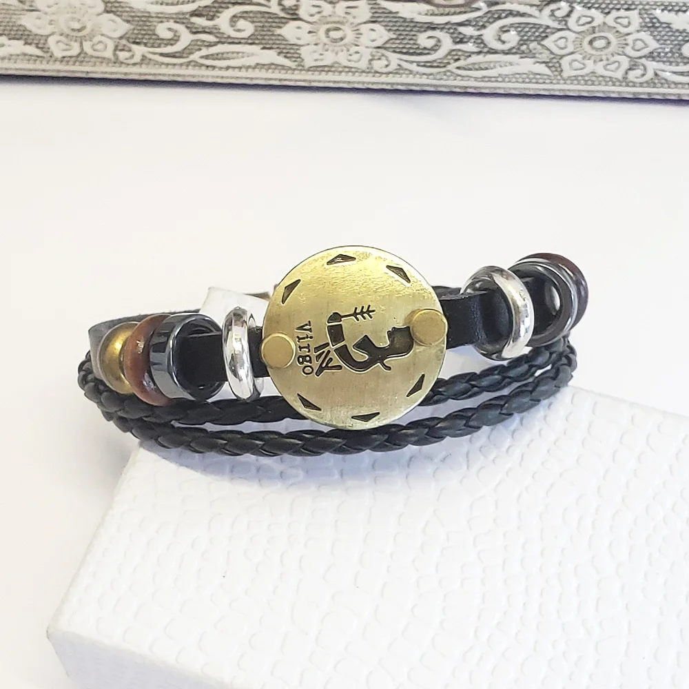 Virgo Zodiac Sign Multi Leather Strap Bracelet Unisex